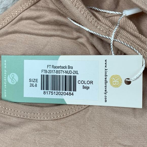 NWT Kindred Bravely LOT OF 2 French Terry Racerback Nursing Sleep Bras XXL Busty - Picture 8 of 12